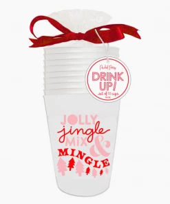 Packed Party Kitchen + Barware Mix-N-Mingle Holiday Cupstack