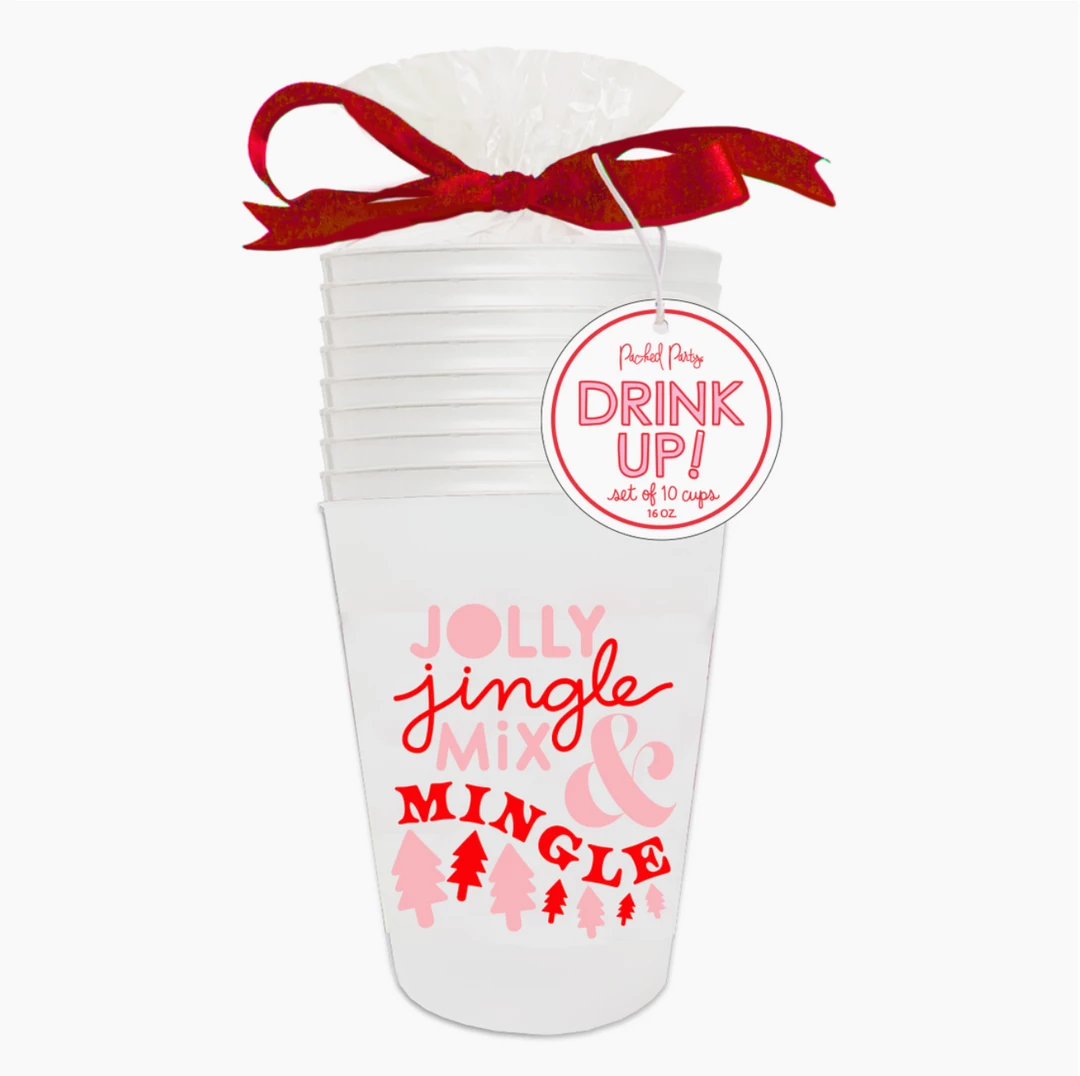 Packed Party Kitchen + Barware Mix-N-Mingle Holiday Cupstack 3 Packed Party Kitchen + Barware Mix-N-Mingle Holiday Cupstack