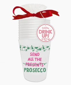 Packed Party Kitchen + Barware Send All The Prosecco Holiday Cupstack
