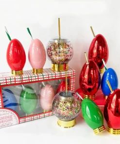 Packed Party Kitchen + Barware Shiny & Bright Holiday Light Cup