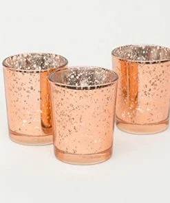 Wholesale Floral Service Rose Gold Tealights Home Decor