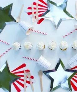 Meri Meri Red Stripe Large Napkin