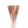 Ali Express Rose Gold Foil Straws Party Supplies