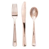 Bulk Party Zone Rose Gold Cutlery