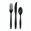 Bulk Party Zone Black Velvet Cutlery Party Supplies