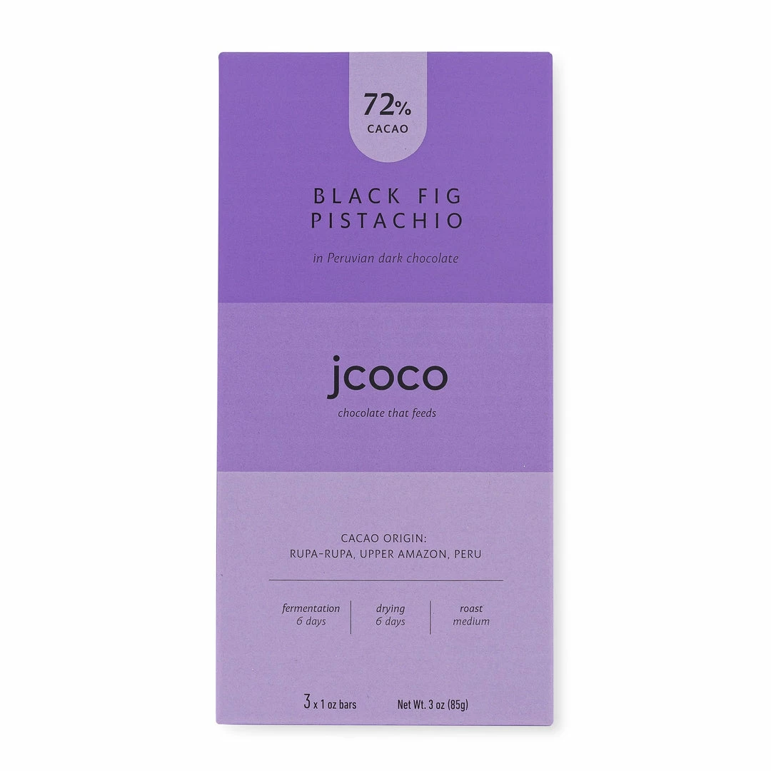JCOCO Chocolate JCOCO Black Fig Pistachio Chocolate Sweet Treats 3 JCOCO Chocolate JCOCO Black Fig Pistachio Chocolate Sweet Treats