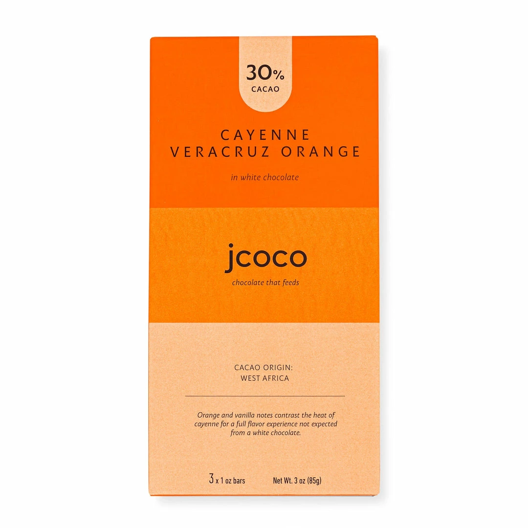 JCOCO Chocolate JCOCO Cayenne Veracruz Orange White Chocolate 3 JCOCO Chocolate JCOCO Cayenne Veracruz Orange White Chocolate