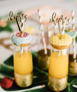 Happily Ever Etched Kitchen + Barware Cheers Cocktail Stir Sticks