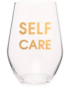 Chez Gagne Self Care Wine Glass Kitchen + Barware