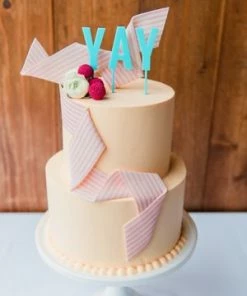 The Roc Shop Party Supplies YAY Cake Topper