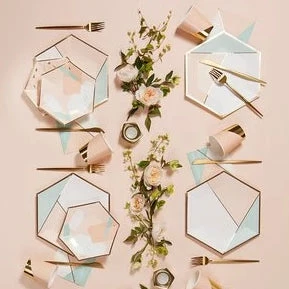 Harlow & Grey Desert Rose Large Napkin Party Supplies 4 Harlow & Grey Desert Rose Large Napkin Party Supplies