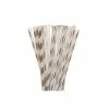 Meri Meri Silver Foil Striped Paper Straws Party Supplies