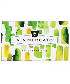 European Soaps Green + Gold Via Mercato Oversized Matches Home Decor
