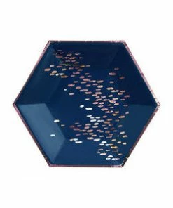 Harlow & Grey Erika Navy Speckle Small Plates