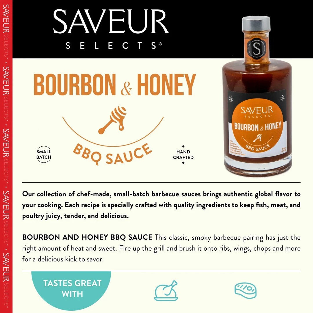 Saveur Selects Bourbon & Honey BBQ Sauce New Arrivals 4 Saveur Selects Bourbon & Honey BBQ Sauce New Arrivals