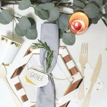 Creative Converting Shimmer Silver Large Napkins