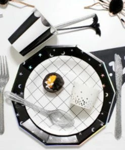 Etsy Silver Foil Party Straws