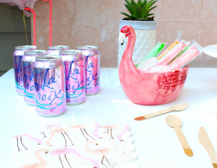 Meri Meri Flamingo Large Napkins Party Supplies 5 Meri Meri Flamingo Large Napkins Party Supplies