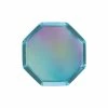 Meri Meri Holographic Blue Small Plates