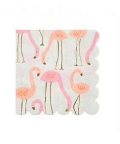 Meri Meri Flamingo Large Napkins Party Supplies