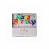 Meri Meri Multi Colored Happy Birthday Candle Party Supplies