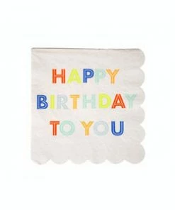 Meri Meri Happy Birthday To You Small Napkins