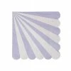 Meri Meri Lavender Stripe Large Napkins 1 Meri Meri Lavender Stripe Large Napkins