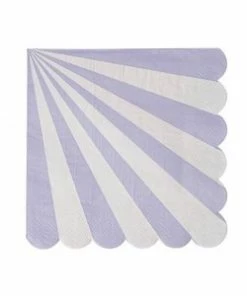 Meri Meri Lavender Stripe Large Napkins