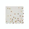 Meri Meri Rose Gold Confetti Small Napkins