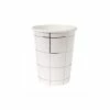 Meri Meri Party Supplies Metallic Silver Grid Paper Cups 2 Meri Meri Party Supplies Metallic Silver Grid Paper Cups