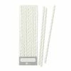 Talking Tables Silver Pinstripe Paper Straws