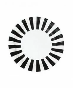 Paper Eskimo Black Tie Dinner Plates Party Supplies