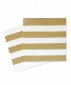 Paper Eskimo Party Supplies Gold Crush Large Napkins