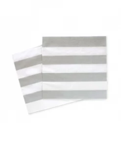 Paper Eskimo Silver Sundae Large Napkins Party Supplies