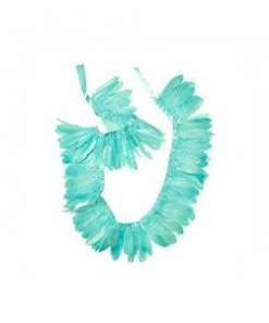 Poppies For Grace Mint Feather Garland Party Supplies