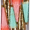 Meri Meri Fringed Party Horns - Pink