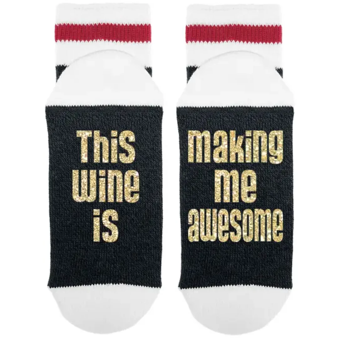 Sock Dirty To Me This Wine Is Making Me Awesome Socks 3 Sock Dirty To Me This Wine Is Making Me Awesome Socks