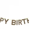 Meri Meri Party Supplies Gold Happy Birthday Garland