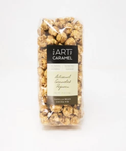 The Art Of Caramel New Arrivals Vanilla Bean Cocoa Nib Caramel Popcorn
