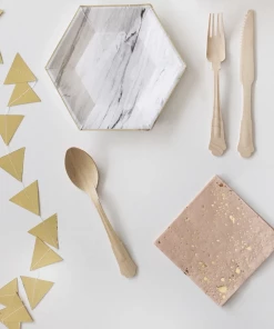 Harlow & Grey Classic Wooden Knife Party Supplies