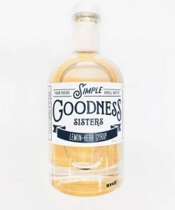 Simple Goodness Sisters Lemon Herb Syrup
