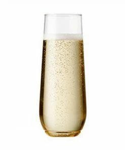 TossWare Stemless Champagne Flutes Kitchen + Barware