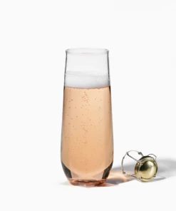 TossWare Kitchen + Barware Reserve Stemless Champagne Flutes