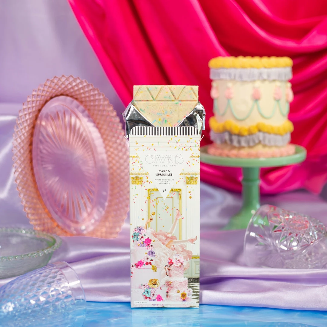 Compartés Chocolate Compartés Birthday Cake Chocolate Bar 5 Compartés Chocolate Compartés Birthday Cake Chocolate Bar