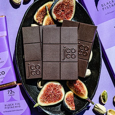JCOCO Chocolate JCOCO Black Fig Pistachio Chocolate Sweet Treats 4 JCOCO Chocolate JCOCO Black Fig Pistachio Chocolate Sweet Treats