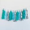 Ali Express Shimmering Blue Tassel Garland Party Supplies