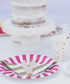 Paper Eskimo Pop Pink Large Plates