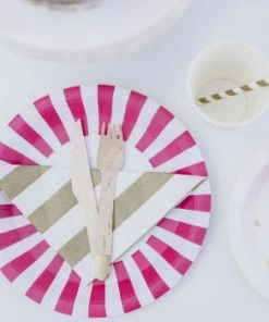 Paper Eskimo Pop Pink Large Plates