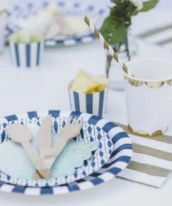 Paper Eskimo Gold Crush Paper Straws