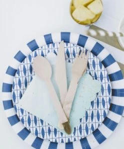 Paper Eskimo Naut So Navy Small Plates